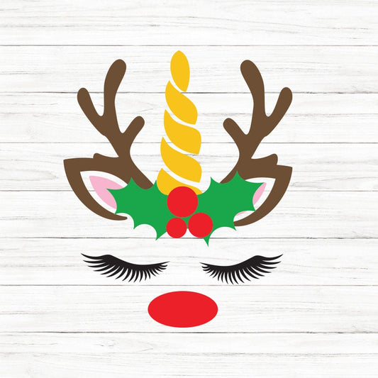 Reindeer Unicorn SVG