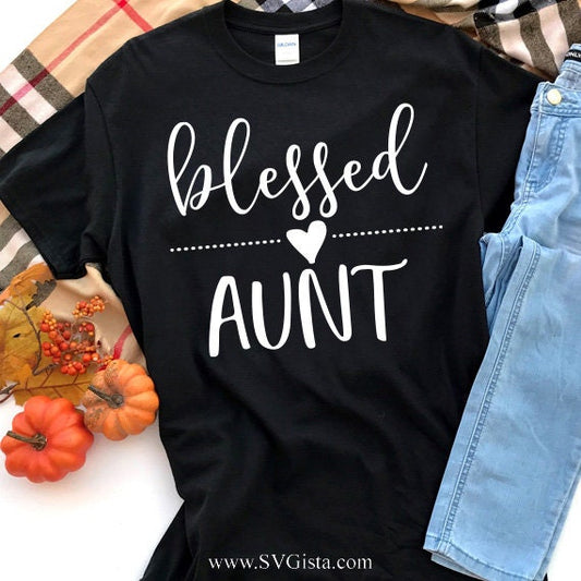 Blessed Aunt Svg Saying