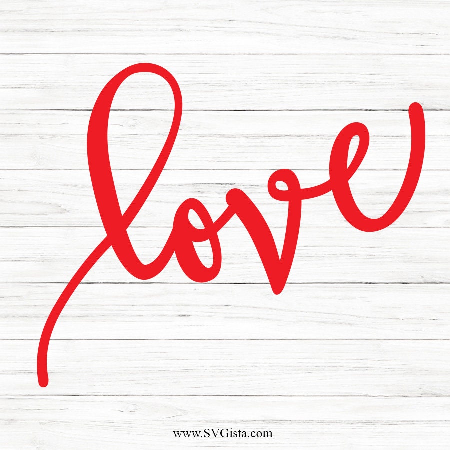Love SVG Saying