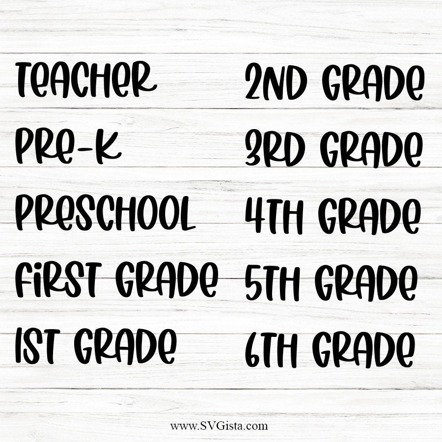 School Boho Rainbow SVG Clipart