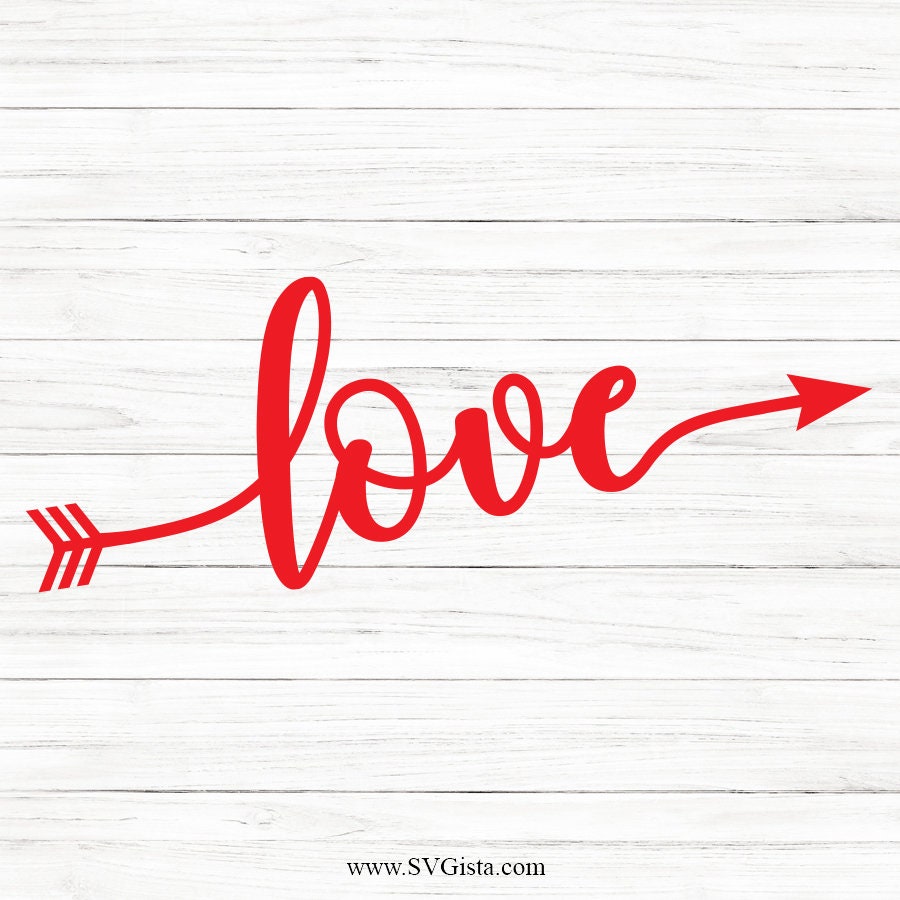 Love Arrow SVG Saying