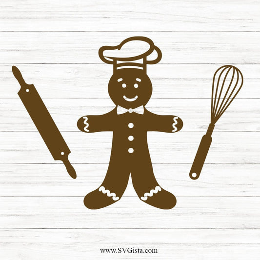 Gingerbread Man SVG