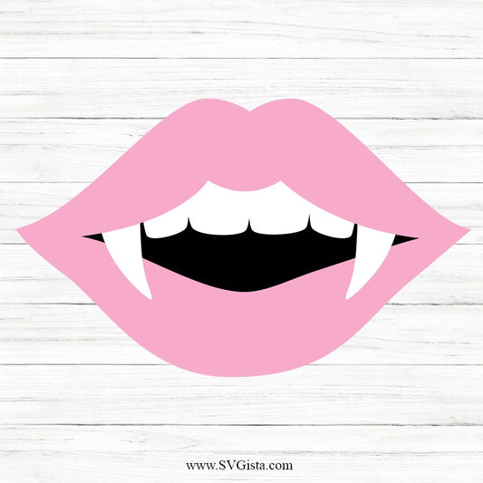 Vampire Lips SVG