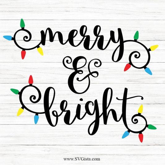 Merry Christmas SVG Saying