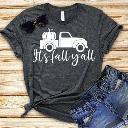 It's Fall Y'all Fall SVG Saying