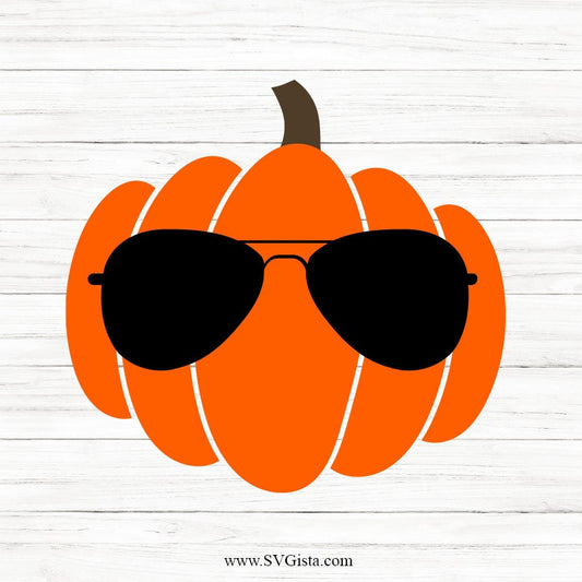 Cool Pumpkin SVG