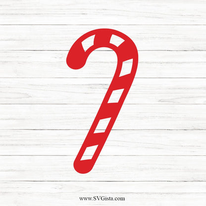 Candy Cane Monogram SVG Clipart