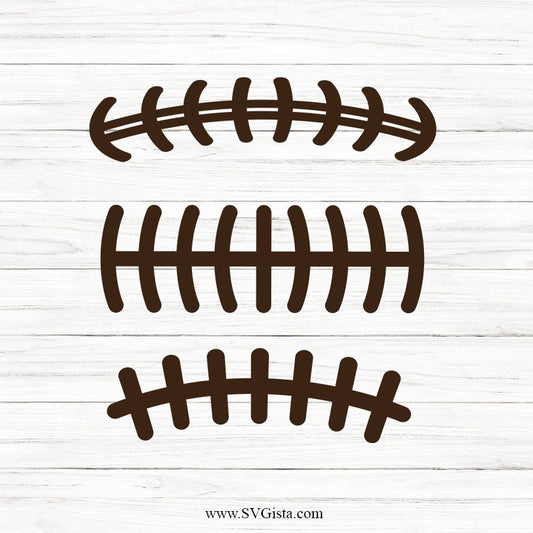 Football Laces SVG Clipart
