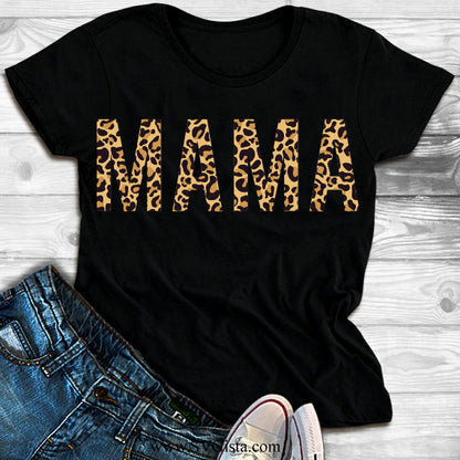 Mama Leopard Print SVG Saying