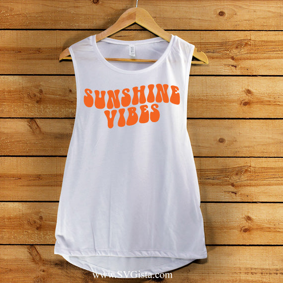 Sunshine Vibes SVG Saying